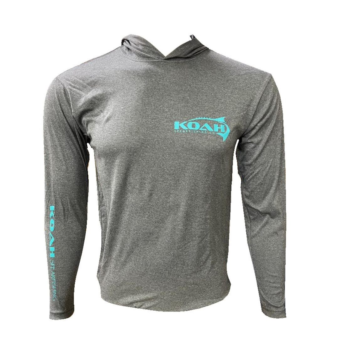 Koah Logo Performance Dri Fit Hoodie - Charcoal