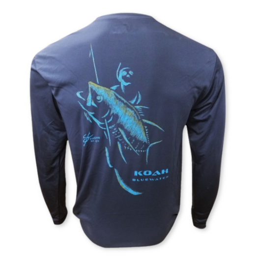 KOAH X-DRI Navy Tuna/Freedive Performance Long sleeve