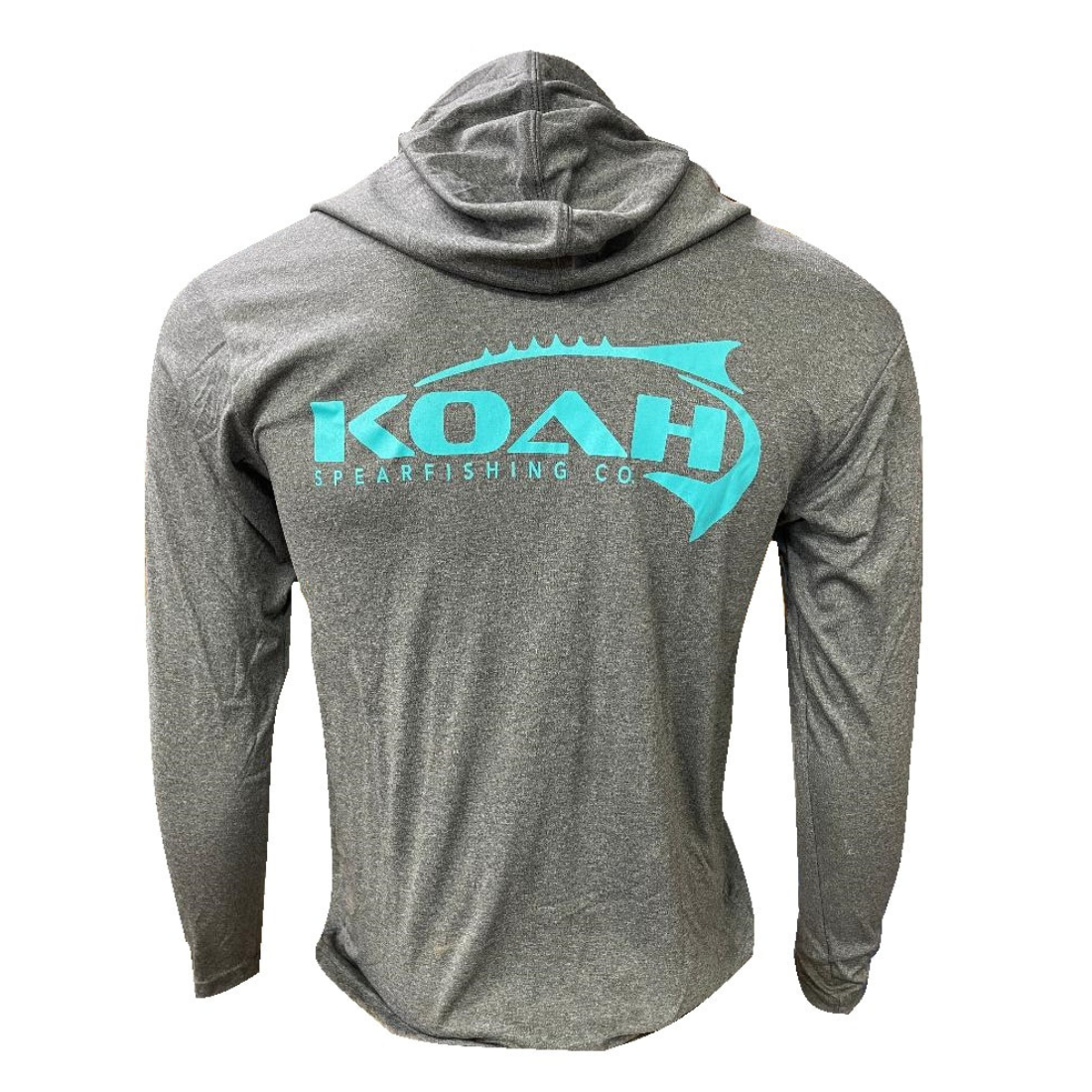 Koah Logo Performance Dri Fit Hoodie - Charcoal