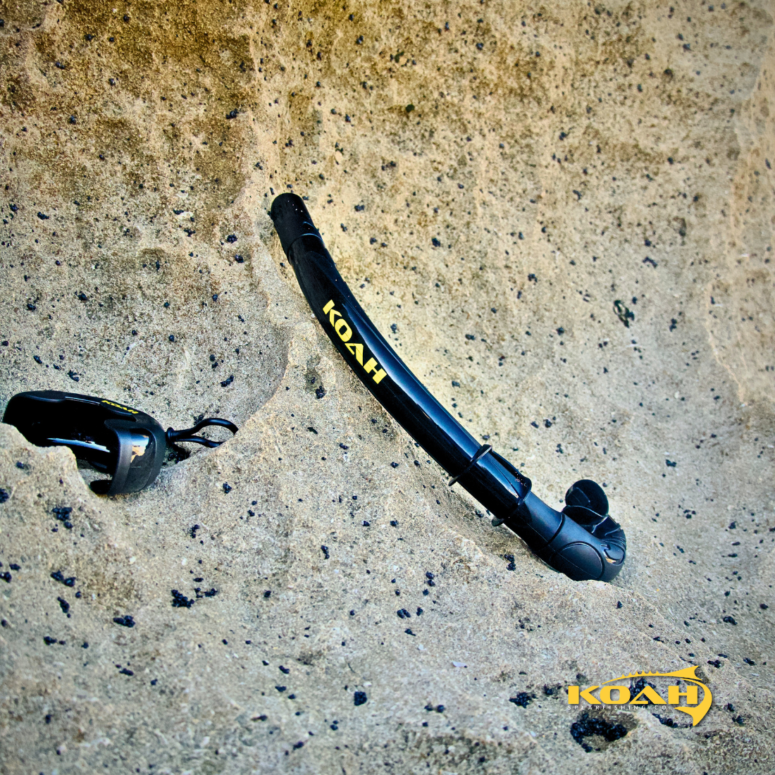 KOAH Roll-Up J Snorkel with Carry Case