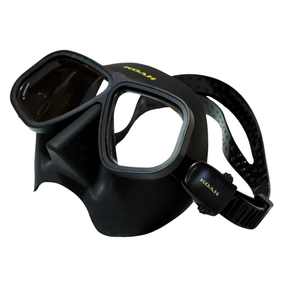 KOAH Low Volume Aluminum Frame Dive Mask And Case