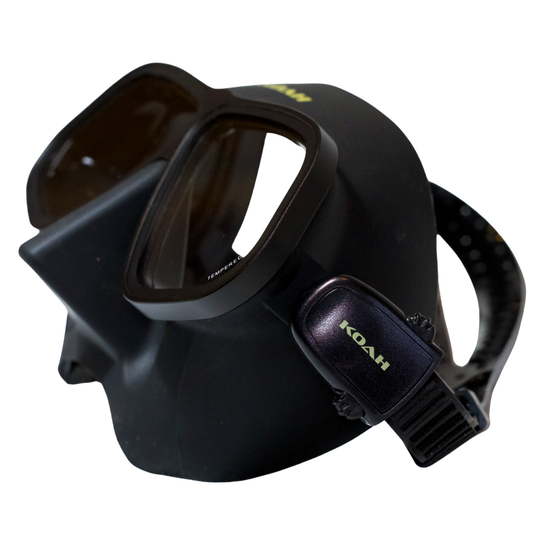 KOAH Low Volume Aluminum Frame Dive Mask And Case