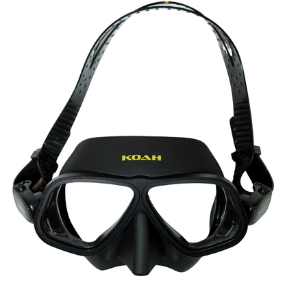 KOAH Low Volume Aluminum Frame Dive Mask And Case