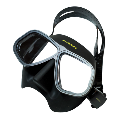 KOAH Low Volume Aluminum Frame Dive Mask And Case