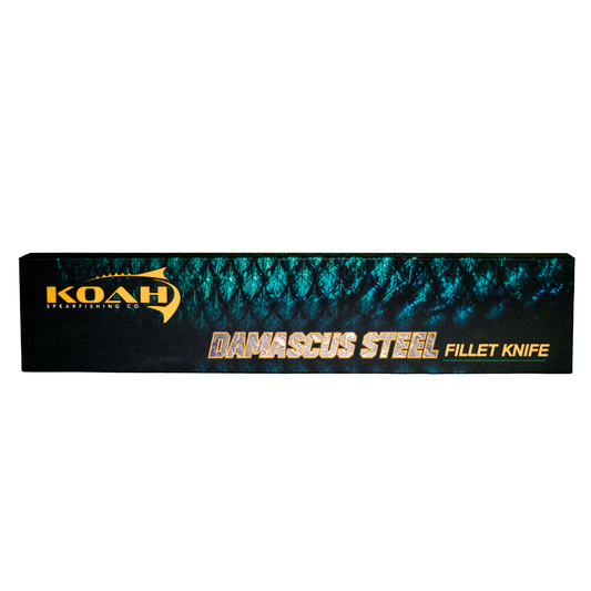Koah Damascus Steel Filet Knife