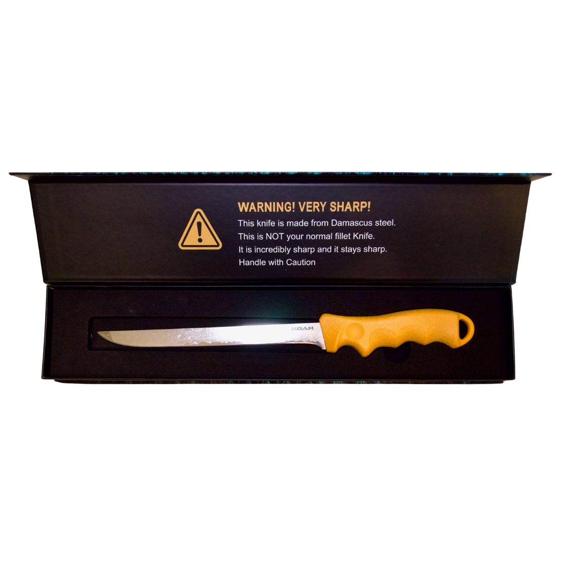 Koah Damascus Steel Filet Knife