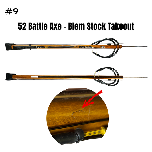 Black Friday Sale #9 - 52in Battle Axe, Blem Stock Takeout