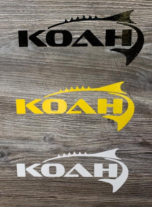 Koah decal vinyl Sticker