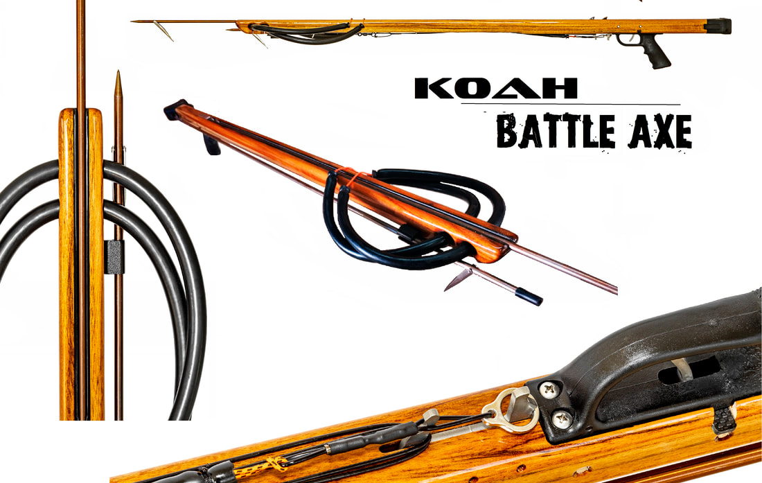 Battle Axe (Free-shafter) Series - KOAH Spearguns